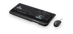 Kit Teclado e Mouse Logitech Gaming Combo G100 Layout US Internacional