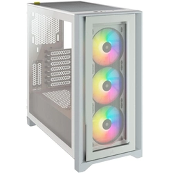 Gabinete Gamer Corsair iCUE 4000X Lateral e Frontal em Vidro Temperado White - CC-9011205-WW