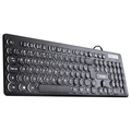 Teclado Usb Multimidia Slim Chocolate Teclas Redondas Led Branco 1.8m - Tc200