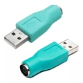 Adaptador Usb Macho Para Ps2 Fêmea Plug Le-5520 IT-Blue