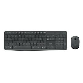 Kit Teclado e Mouse Logitech Mk235 Preto Sem Fio 920-007903-c