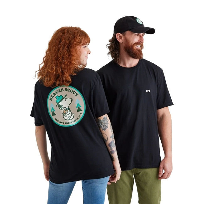 Camiseta Snoopy Scout - Preta (Galapagos)