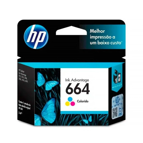Cartucho De Tinta HP 664 Color F6V28AB