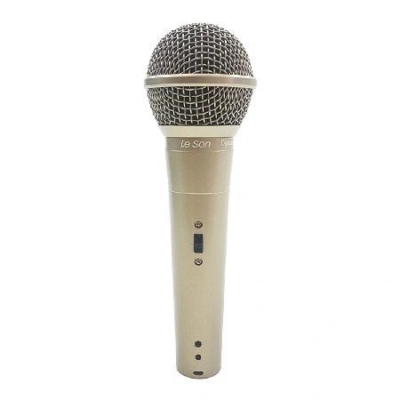 Microfone C/fio Profissional Ls58 Champanhe