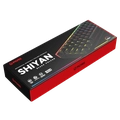 Teclado Mecanico Pcyes Shiyan Black Vulcan - Tpshbvrd - 317990