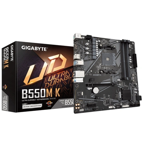 Placa Mãe Gigabyte Am4 B550m k 4xddr4(máx128gb) 4 Sata 2 M.2 2xusb 3.2 4xusb 2.0 1xhdmi