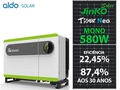Gerador De Energia Solar Growatt Sem Estrutura Growatt Gf 313,2kwp Jinko Tiger Neo Mono 580w Max 75kw 8mppt Trif 220v