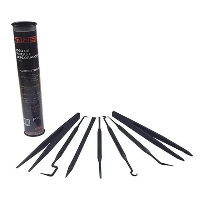Kit de Pinças e Exploradores Manutenção Airsoft (Shotgun)