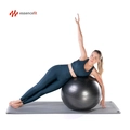 Bola de Pilates Suíça 65cm Para Exercícios Fortalecimento Muscular Tecnologia Anti Estouro EssenceFit