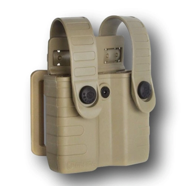 Porta Carregador Duplo Polímero Bélica (Tab Lock Fast)