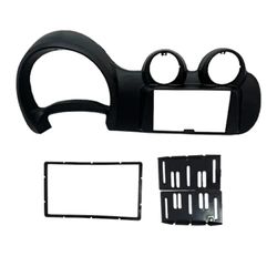 Moldura 6.8 e 7 Fiamon Fiat/uno Vivace 2010/2016 e Fiorino G3 2014/2021 - Preto Fosco