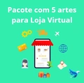 Pacote com 5 artes para Loja Virtual