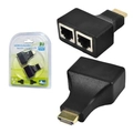Extensor HDMI 1080P 3D 30 Metros RJ45 CAT5 e CAT6 - JC-EX-RJ45