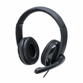Headset Pro Conexão P2 Cabo de 210cm Potência 30mw c/ Adaptador P3 Preto - PH316