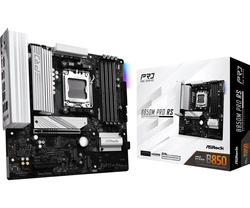 Placa Mãe Asrock Am5 B850m Pro Rs M-atx 4xddr5 256gb 4xusb2.0 3xusb3.2 1xusb3.2 Tipo-c Hdmi/dp Rede Giga 3xm.2 Nvme