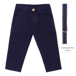 Calça Sarja com Cinto Milon - Masculina