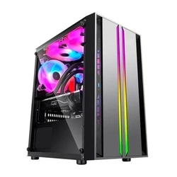 GABINETE GAMER BLUECASE BG-043 HELLIX PRETO