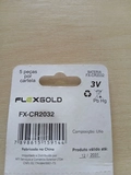 Bateria Pilha Botão 3V 5Un CR2032 - Flexgold