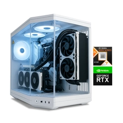 PC ITX By Nvidia, Ryzen 7 9800X3D, RTX 5080, 64GB Ram (2x32GB), M.2 1TB, Gabinete Aquário White