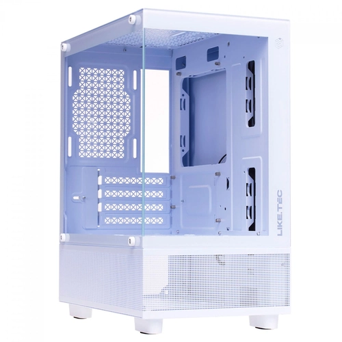 Gabinete Gamer Liketec Opera Snow, Mid-Tower, Vidro Temperado, Sem Fan, M-ATX, LC-CB-OPERA-2085