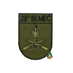 Distintivo de Organização Militar Bordado - DOM - Baixa Visivilidade (28º BI Mec)