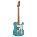 Guitarra Aria Pro Ii 615-mk2 Nashville Turquoise Blue