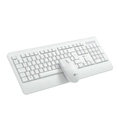 Kit Teclado + Mouse Sem Fio Lenovo Kw202 Branco