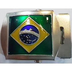 Fivela de Metal Bandeira (Rolete)