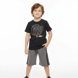 Conjunto Camiseta Manga Curta e Bermuda GOOD Romitex ReiRex Masculino