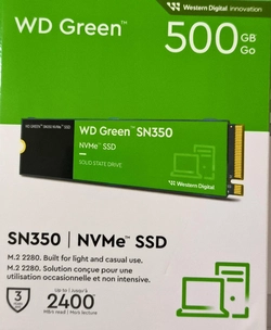 Hd Ssd M.2 2280 500gb M.2 Nvme Green Sn350 wds500g2g0c - Western Digital
