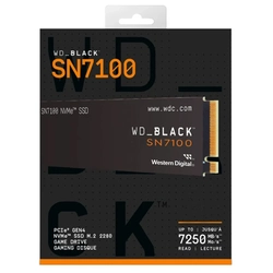 SSD WD Black SN7100 2TB M.2 2280 PCIe NVMe Leitura 7250MB/s Gravacao 6900MB/s WDS200T4X0E