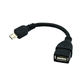 Cabo Otg Nwt Micro Usb Macho Para Usb Femea 15cm
