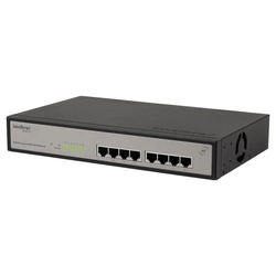 Switch 08 Portas Intelbras Sf802af 10/100  Mbps Poe Ativo