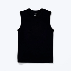 Camiseta Regata Básica Hering Masculina - Preto