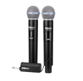 Microfone sem Fio BLG BG-258 Audio Pro Bateria Recarregavel (2 Unidades)