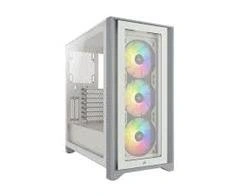 Gabinete Corsair Icue 4000x Lateral de Vidro Atx Branco - Cc-9011205-ww