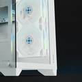 Gabinete Gamer Fortrek Clarity Branco Lateral Vidro