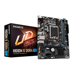 Placa Mãe Gigabyte H610M K DDR4, Chipset H610, Intel LGA 1700, m-ATX, DDR4
