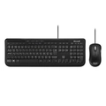 Combo Teclado e Mouse Multimidia Com Fio 600 Usb 800 Dpi Preto Microsoft - Apb00005
