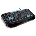 Teclado Multilaser Metal War Gamer Preto USB com apoio para os pulsos - TC185
