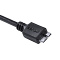 Cabo Pcyes para HD Externo Usb-C Tipo C para Micro USB B 3.0 1 Metro Preto - P3UCMBP-1