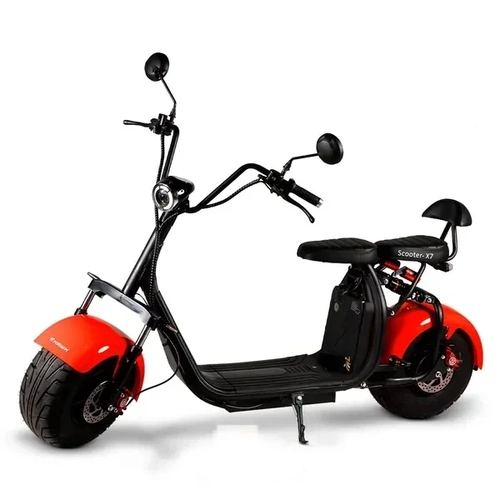 Scooter Eletrica Wehawk Modelo X7 2000w Bat 60v 20ah 2 Lugares Red Ge.04