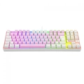 Teclado Mecânico Redragon Kumara RGB, Com fio, ABNT2, Switch Marrom, Branco E Rosa - K552PW-RGB (PT-BROWN)