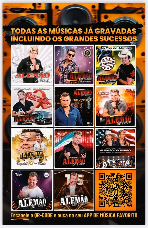 Pen drive - Discografia Completa – Alemão do Forró