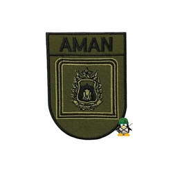 Distintivo de Organização Militar Bordado - DOM - Baixa Visivilidade (AMAN)