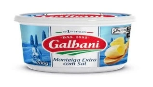 Manteiga Extra Com Sal Galbani 200g
