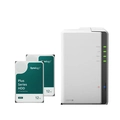 Servidor NAS Synology DiskStation DS223J 2 Baias Com 24TB (2 HDD Synology 12TB)