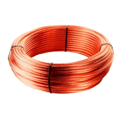 BOBINA  100 METROS CABO COBRE NU CLASSE 2  7 FIOS 50MM COMERCIAL