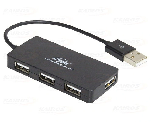 HUB USB 2.0 480MBPS C/4 PORTAS SPIRE