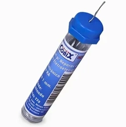 Solda Estanho Tubinho 22g 1.0mm Cobix